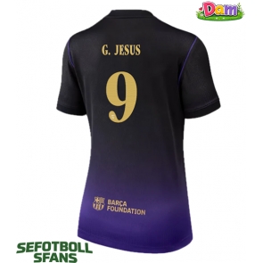 Barcelona Gabriel Jesus #9 Bortatröja Kvinnor 2026-27 Kortärmad